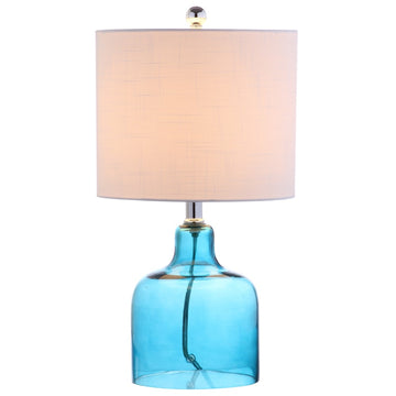 Gemma 19" Glass Bell LED Table Lamp - JONATHAN Y